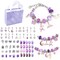 63X Bracelet Making Kit for Girls Gift DIY Charm Bracelet Kit Jewelry Crafts Set